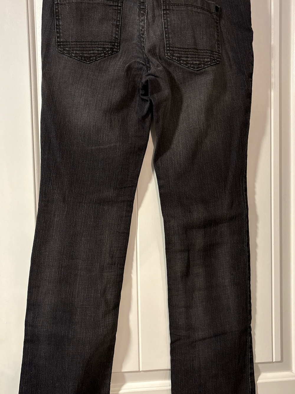 DKNY Black Straight-Leg Jeans